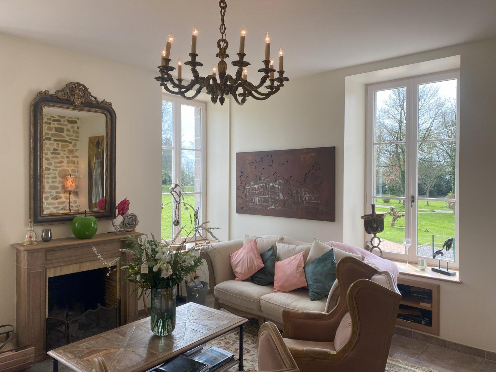 Au Chateau La Lucerne-d'Outremer Bagian luar foto